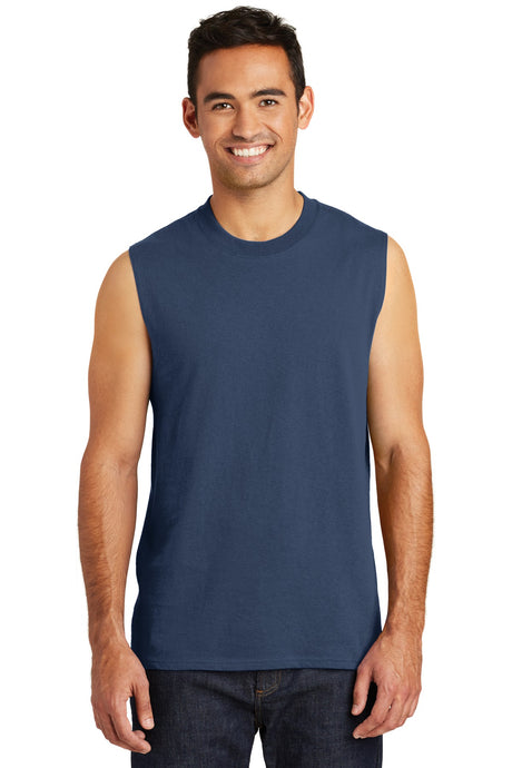 Port & Company - Men's Core Cotton Sleeveless Tee Mens Apparel Shirts & Tops