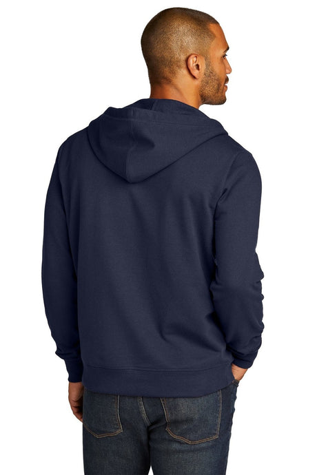 District Men's Re-Fleece Full-Zip Hoodie DT8102 Mens Apparel Sweatshirts & Fleece
