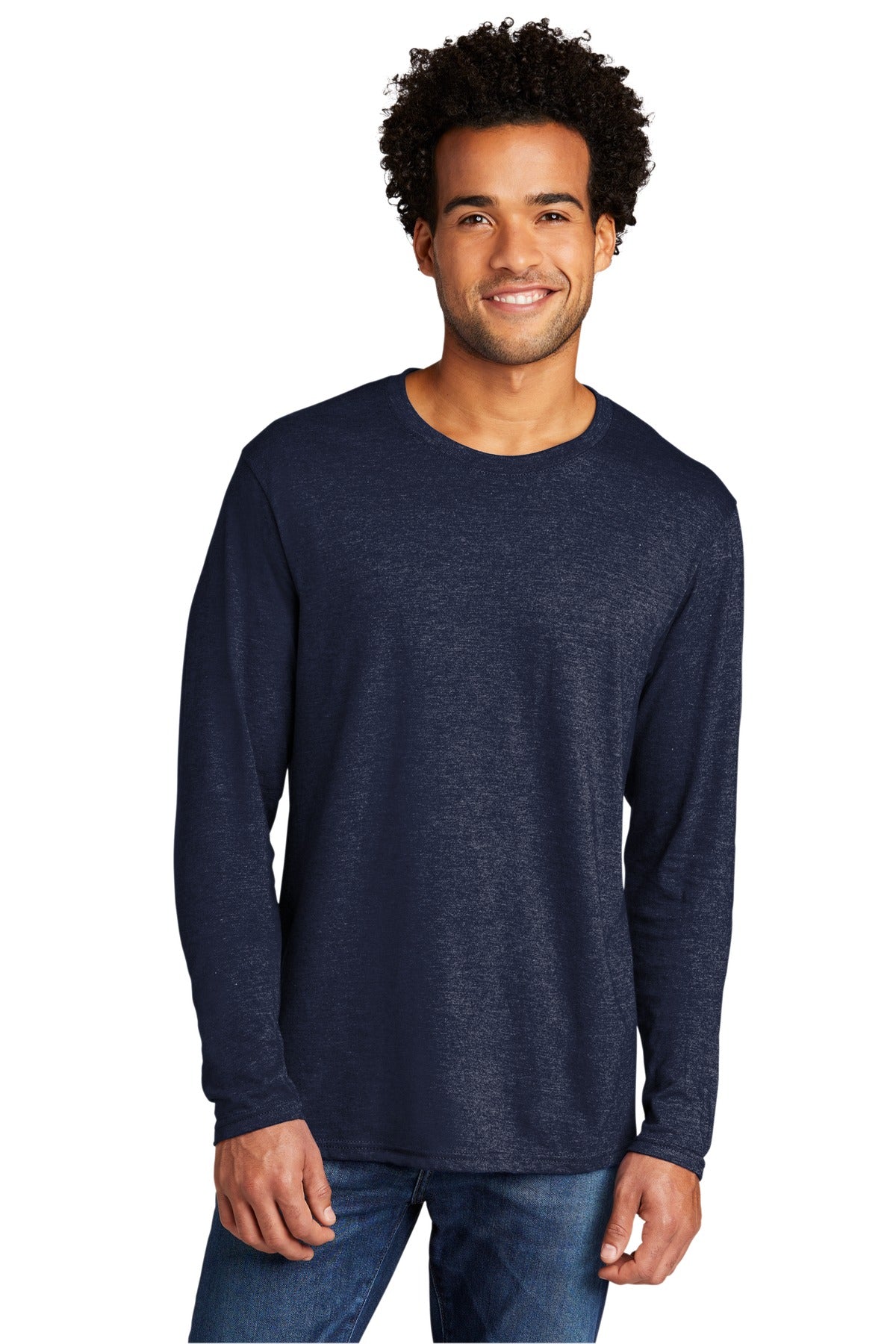 Port & Company - Adult Tri-Blend Long Sleeve Tee Mens Apparel Shirts & Tops