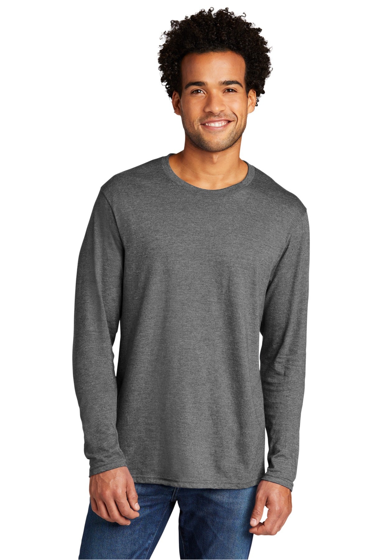 Port & Company - Adult Tri-Blend Long Sleeve Tee Mens Apparel Shirts & Tops
