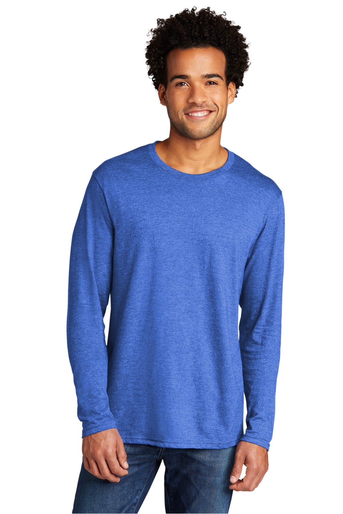Port & Company - Adult Tri-Blend Long Sleeve Tee Mens Apparel Shirts & Tops