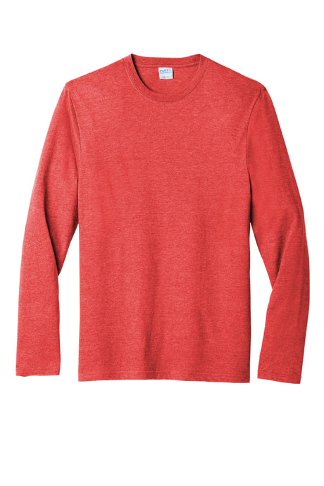 Port & Company - Adult Tri-Blend Long Sleeve Tee Mens Apparel Shirts & Tops