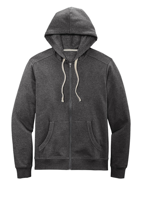 District Men's Re-Fleece Full-Zip Hoodie DT8102 Mens Apparel Sweatshirts & Fleece