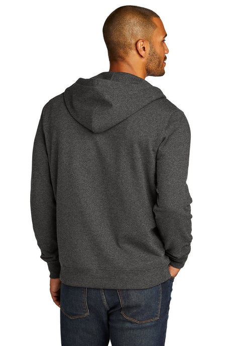 District Men's Re-Fleece Full-Zip Hoodie DT8102 Mens Apparel Sweatshirts & Fleece