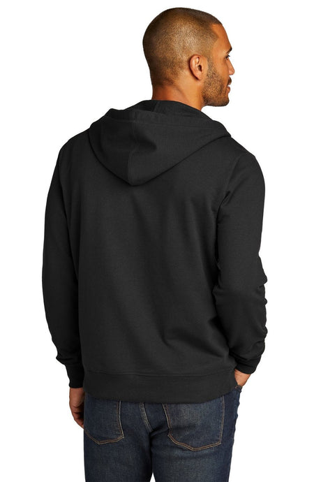 District Men's Re-Fleece Full-Zip Hoodie DT8102 Mens Apparel Sweatshirts & Fleece