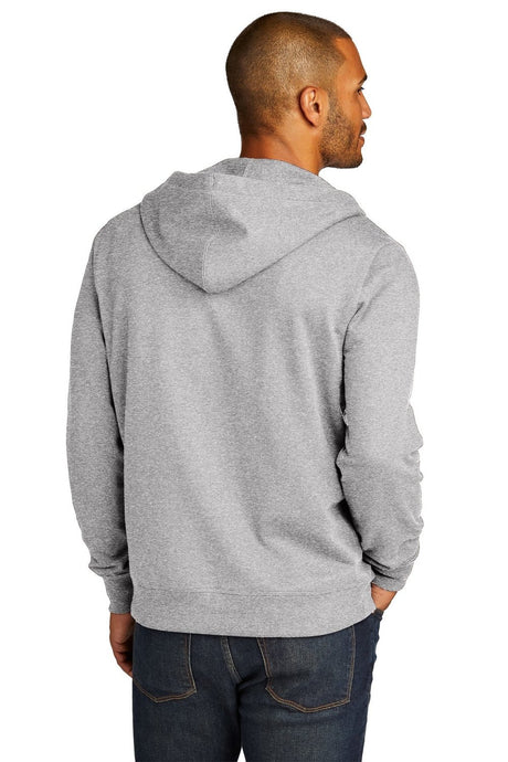 District Men's Re-Fleece Full-Zip Hoodie DT8102 Mens Apparel Sweatshirts & Fleece
