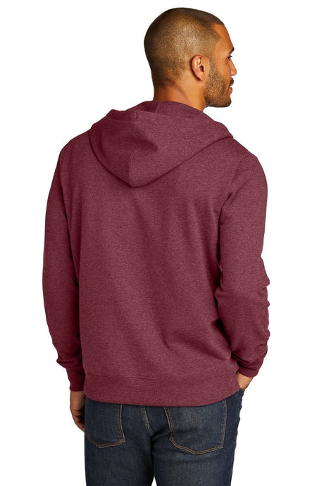 District Men's Re-Fleece Full-Zip Hoodie DT8102 Mens Apparel Sweatshirts & Fleece