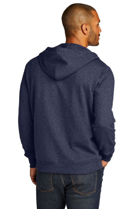 District Men's Re-Fleece Full-Zip Hoodie DT8102 Mens Apparel Sweatshirts & Fleece