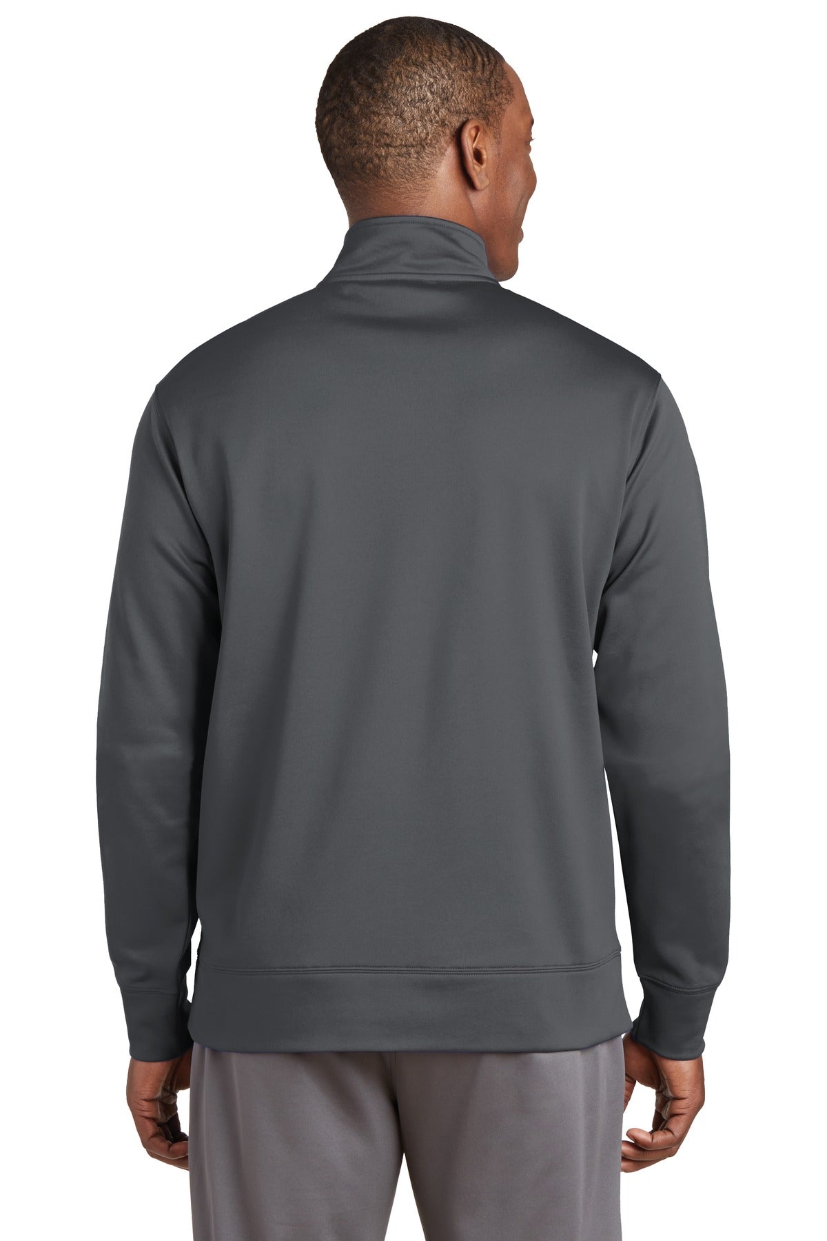 Sport-Tek Men's Sport-Wick Fleece Full-Zip Jacket Mens Apparel Jackets & Vests