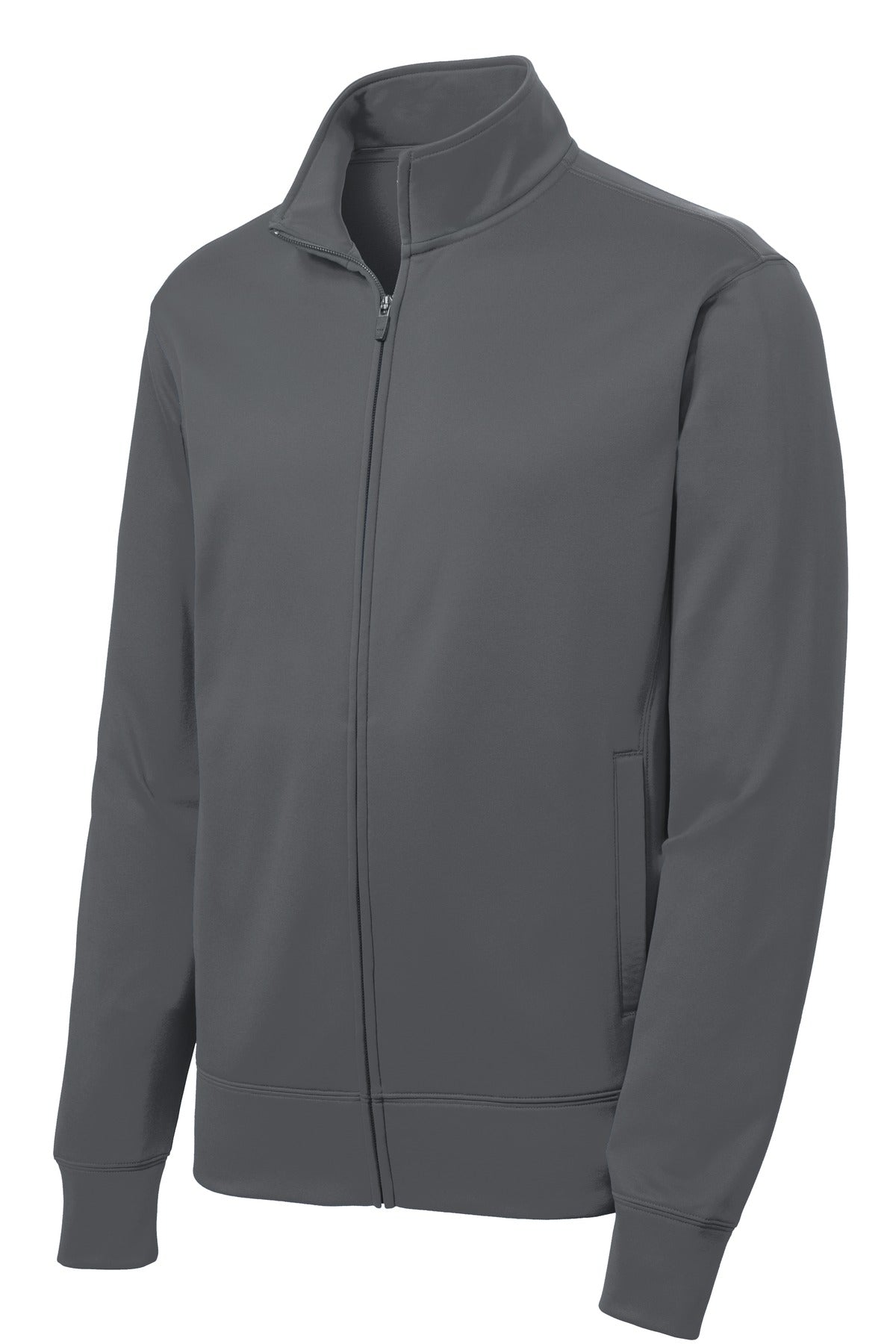 Sport-Tek Men's Sport-Wick Fleece Full-Zip Jacket Mens Apparel Jackets & Vests