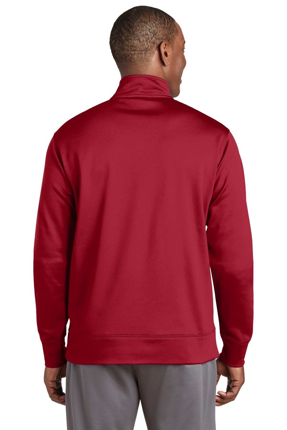 Sport-Tek Men's Sport-Wick Fleece Full-Zip Jacket Mens Apparel Jackets & Vests