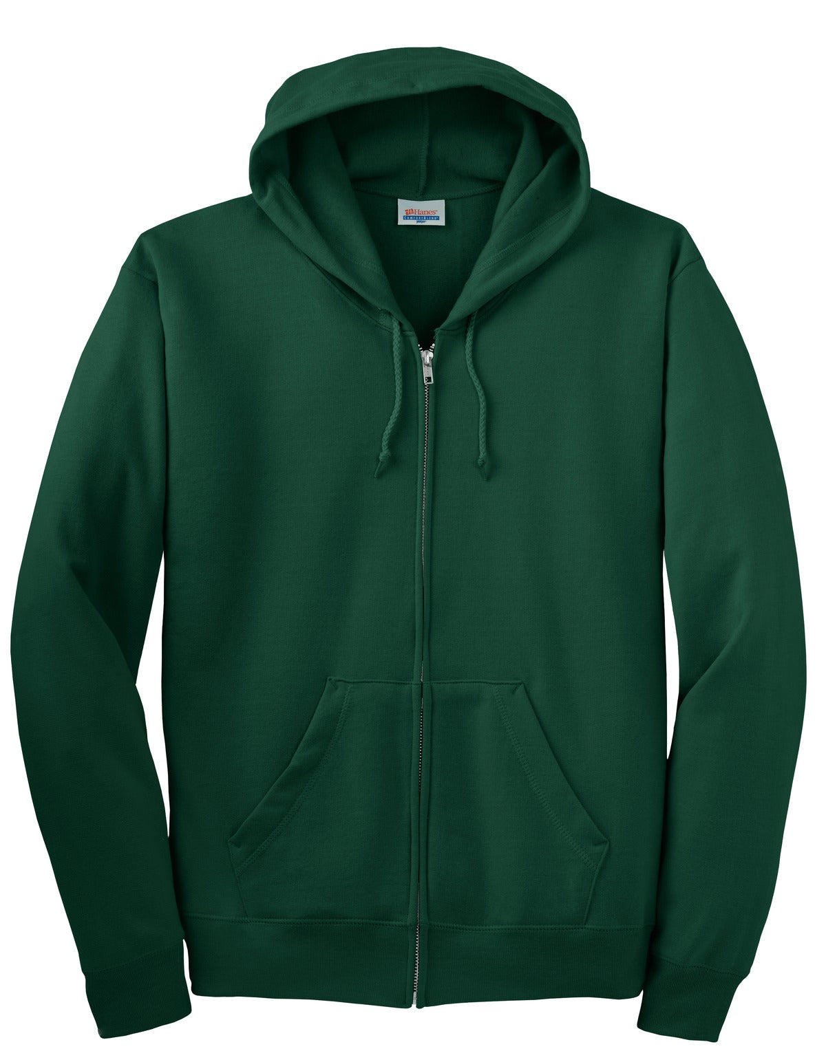 Hanes Men's Ecosmart Full-Zip Hooded Sweatshirt Mens Apparel Sweatshirts & Fleece
