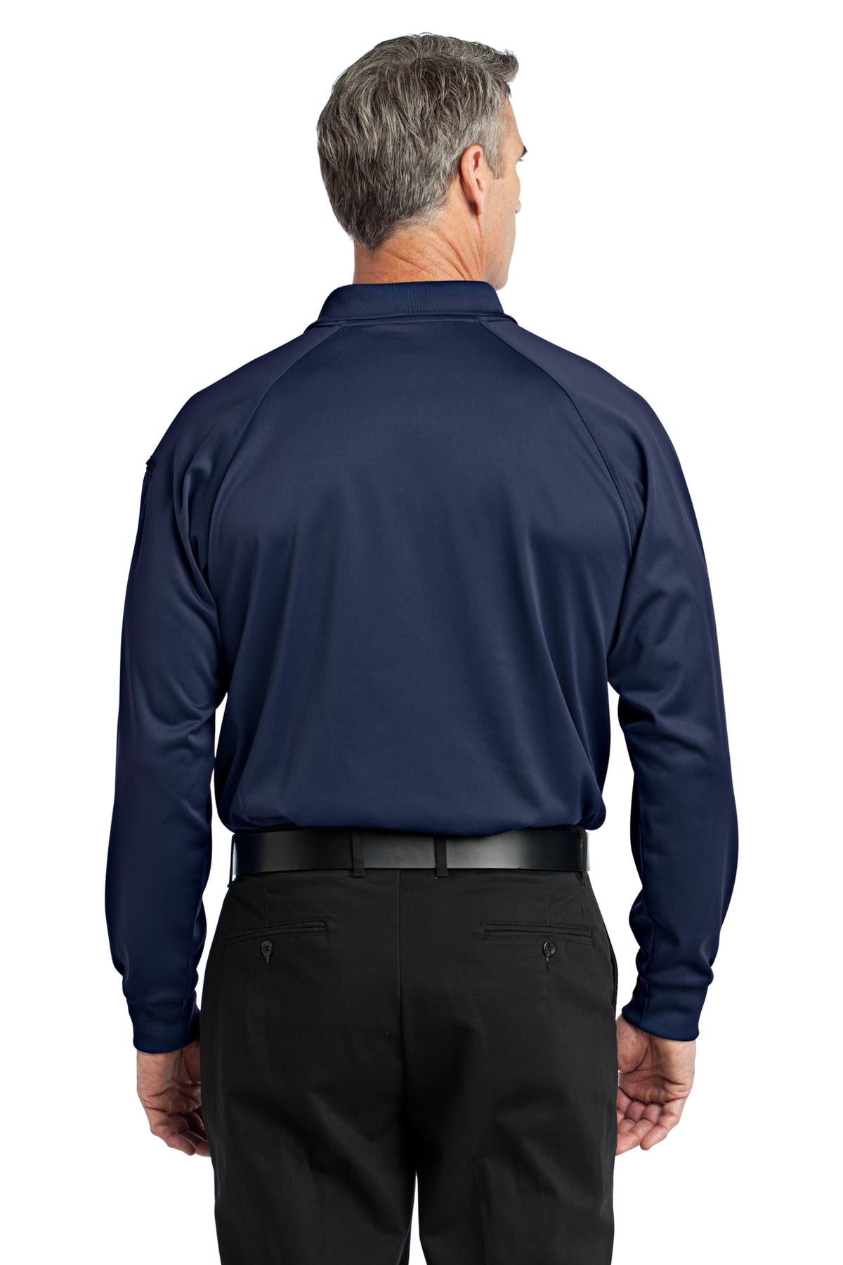 CornerStone Men's Select Long Sleeve Snag-Proof Tactical Polo. CS410LS Mens Apparel Shirts & Tops