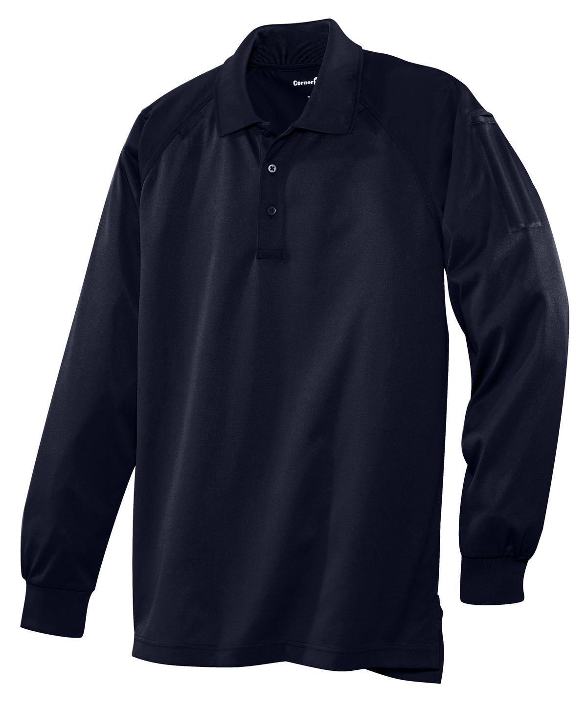 CornerStone Men's Select Long Sleeve Snag-Proof Tactical Polo. CS410LS Mens Apparel Shirts & Tops