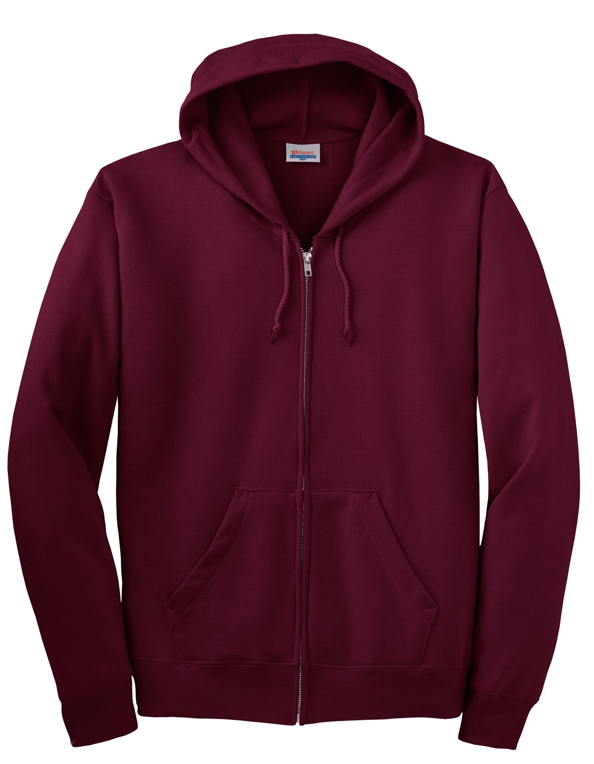 Hanes Men's Ecosmart Full-Zip Hooded Sweatshirt Mens Apparel Sweatshirts & Fleece