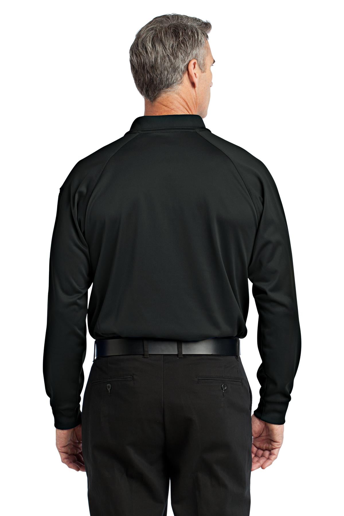 CornerStone Men's Select Long Sleeve Snag-Proof Tactical Polo. CS410LS Mens Apparel Shirts & Tops