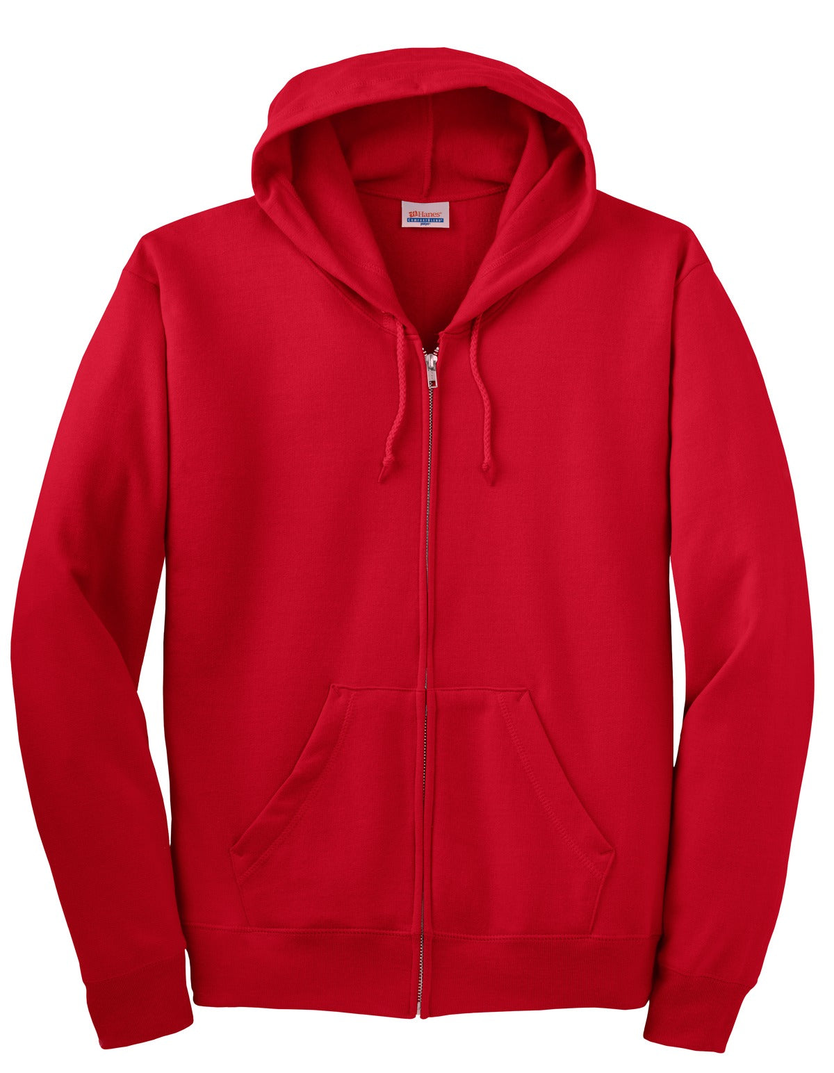 Hanes Men's Ecosmart Full-Zip Hooded Sweatshirt Mens Apparel Sweatshirts & Fleece