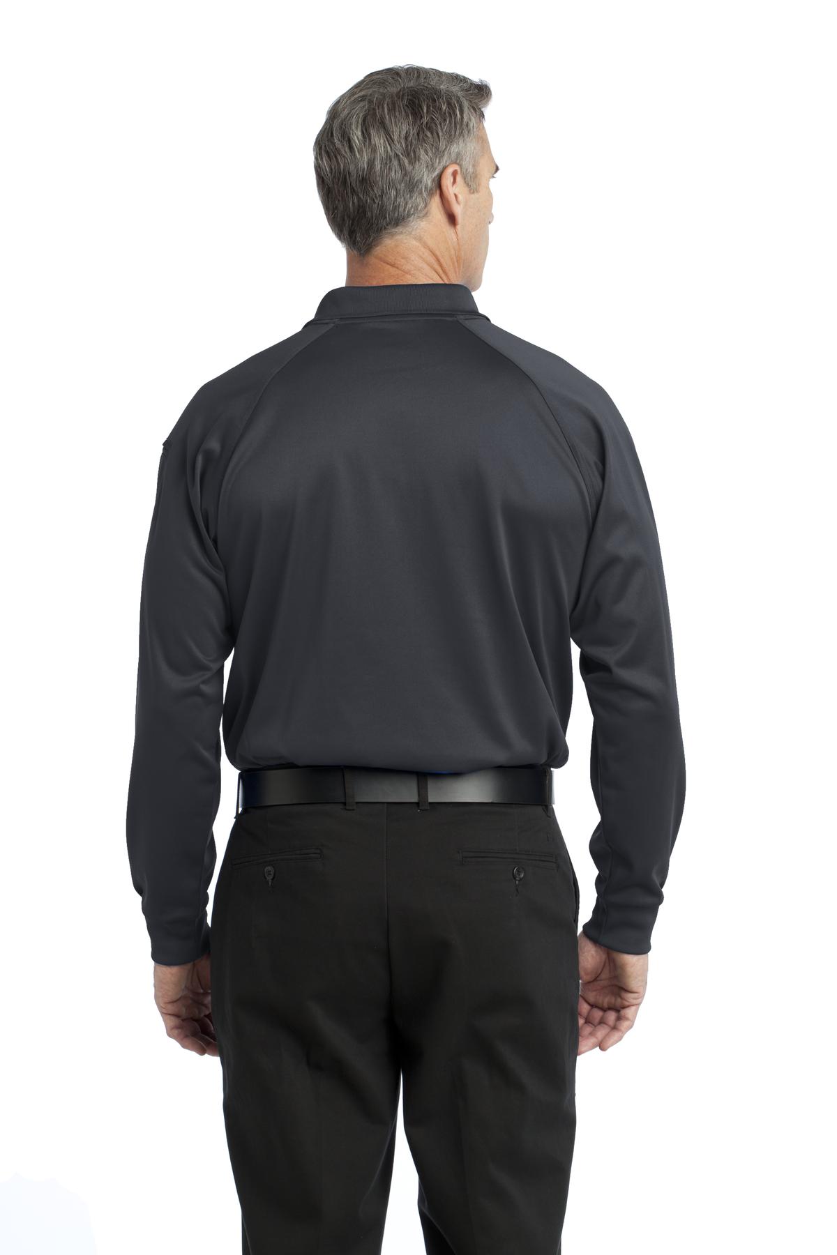 CornerStone Men's Select Long Sleeve Snag-Proof Tactical Polo. CS410LS Mens Apparel Shirts & Tops