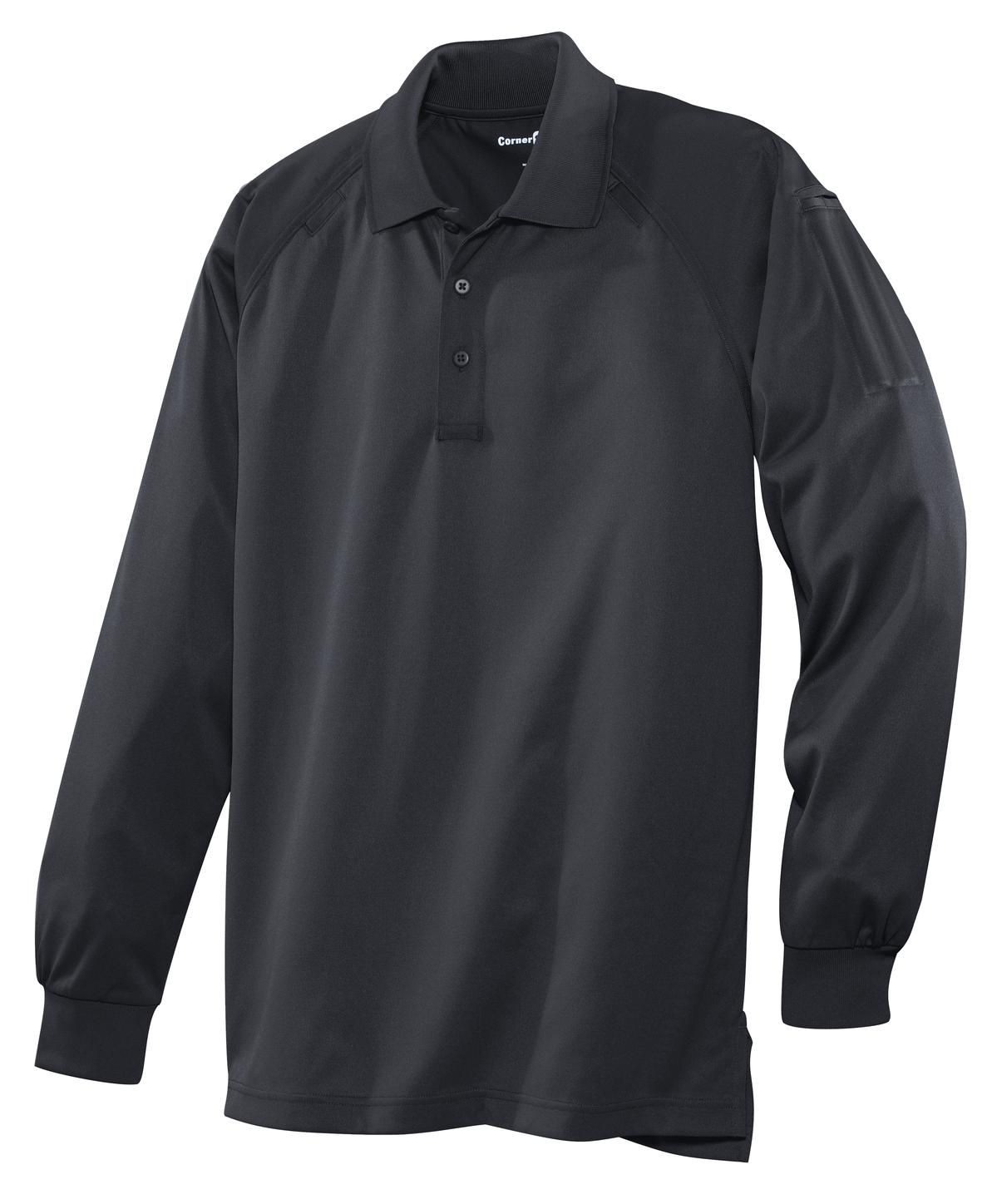 CornerStone Men's Select Long Sleeve Snag-Proof Tactical Polo. CS410LS Mens Apparel Shirts & Tops