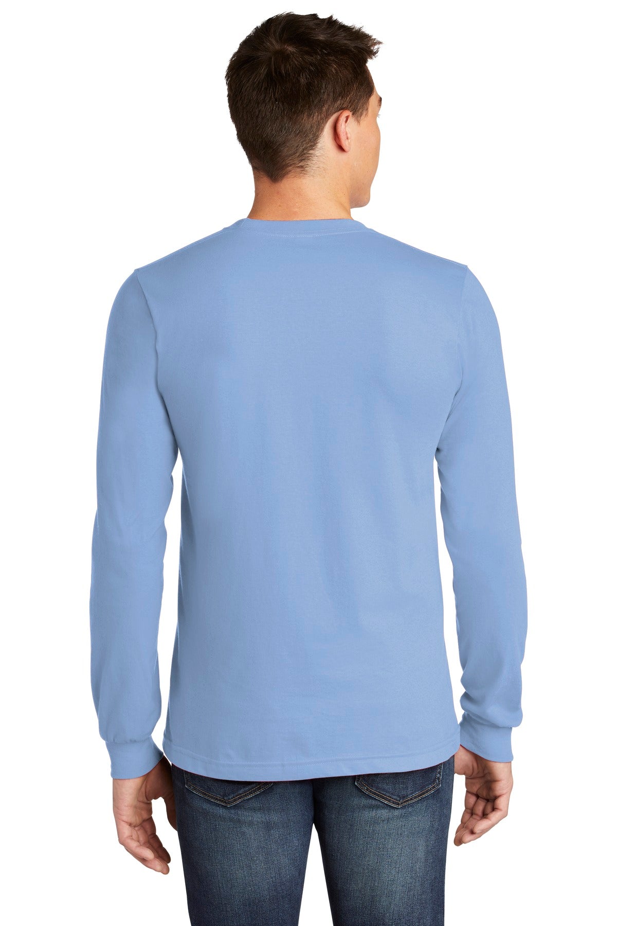 American Apparel Men's Fine Jersey Long Sleeve T-Shirt. 2007W Mens Apparel Shirts & Tops