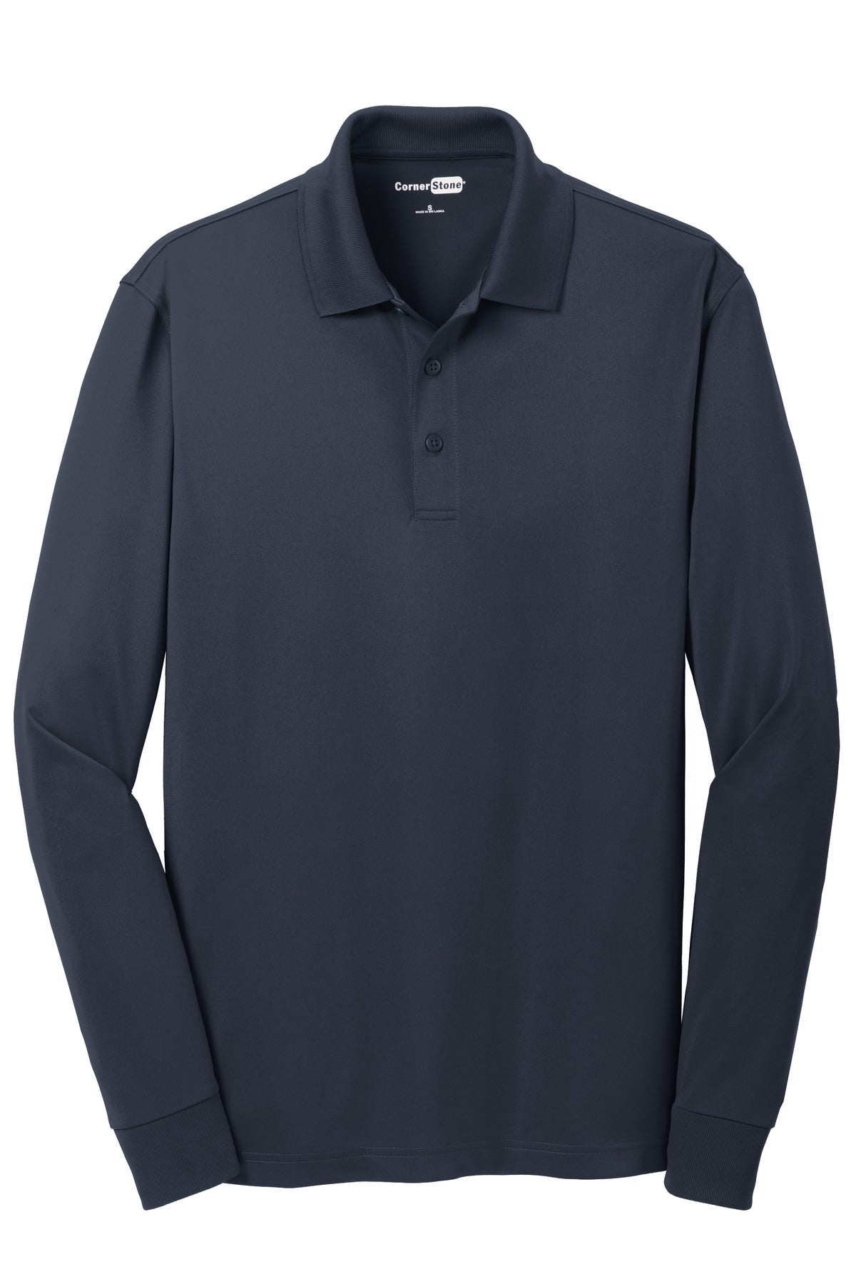 CornerStone Men's Select Snag-Proof Long Sleeve Polo. CS412LS Mens Apparel Shirts & Tops