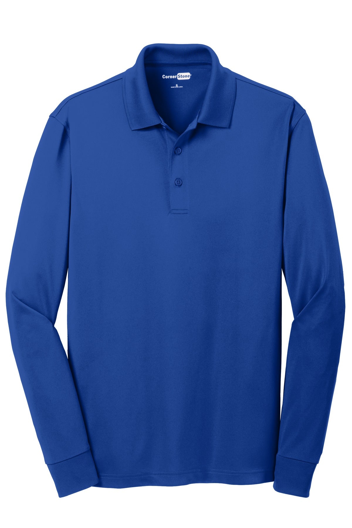 CornerStone Men's Select Snag-Proof Long Sleeve Polo. CS412LS Mens Apparel Shirts & Tops