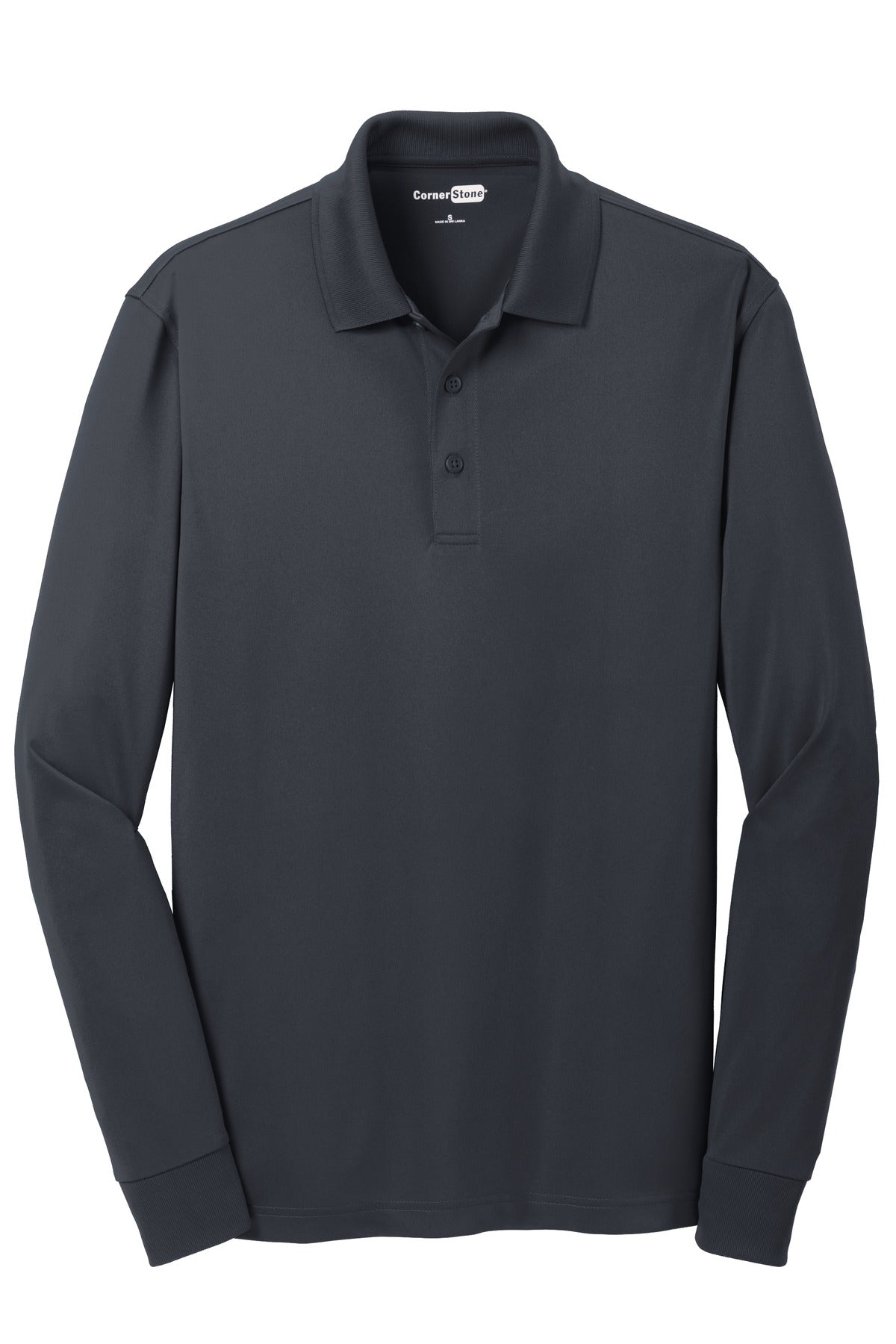 CornerStone Men's Select Snag-Proof Long Sleeve Polo. CS412LS Mens Apparel Shirts & Tops