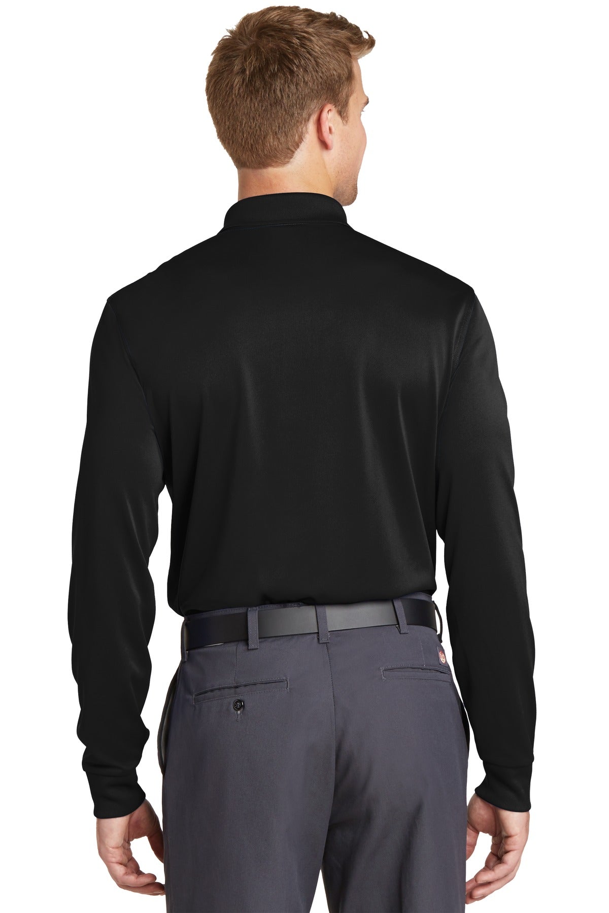 CornerStone Men's Select Snag-Proof Long Sleeve Polo. CS412LS Mens Apparel Shirts & Tops