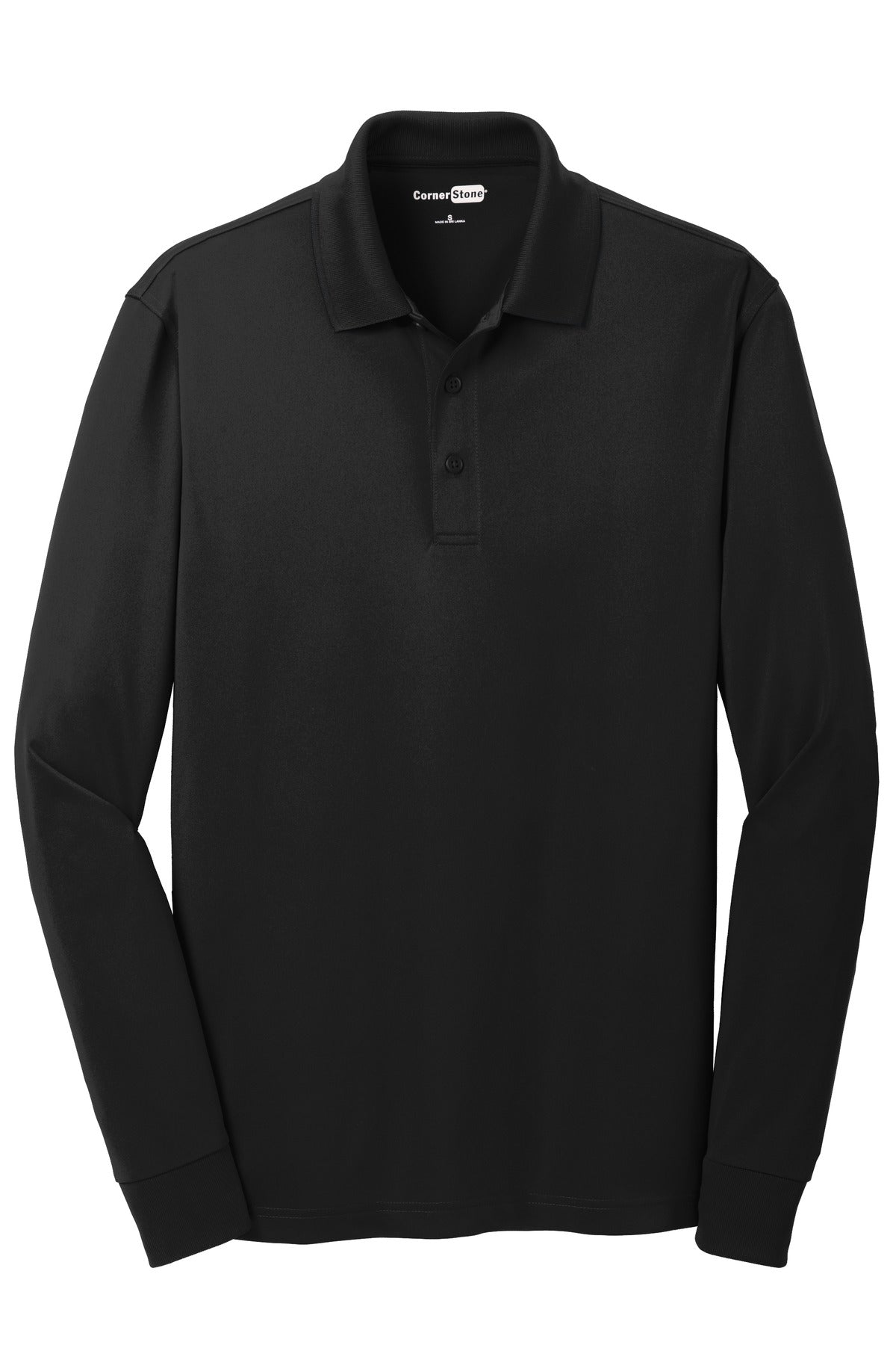 CornerStone Men's Select Snag-Proof Long Sleeve Polo. CS412LS Mens Apparel Shirts & Tops