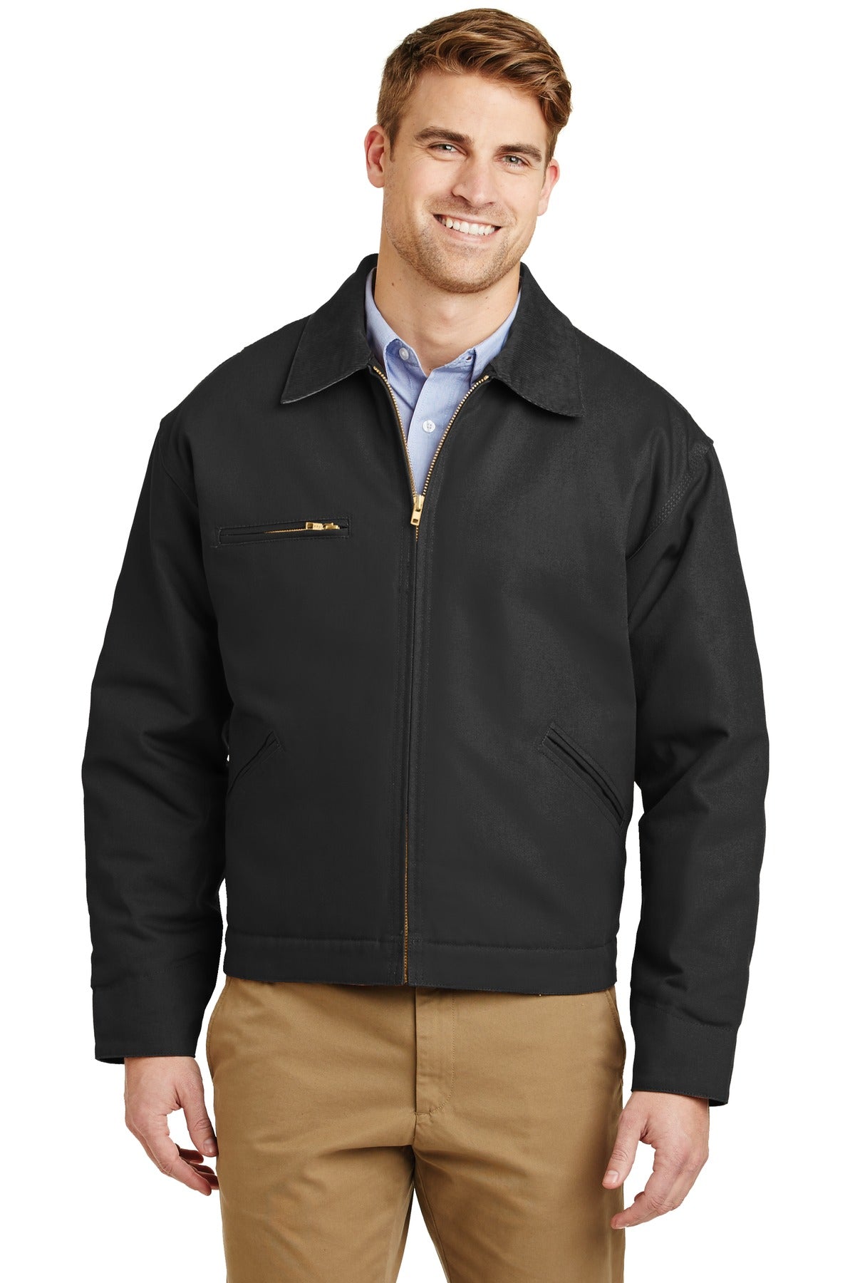 CornerStone Men's Duck Cloth Work Jacket. J763 Mens Apparel Jackets & Vests