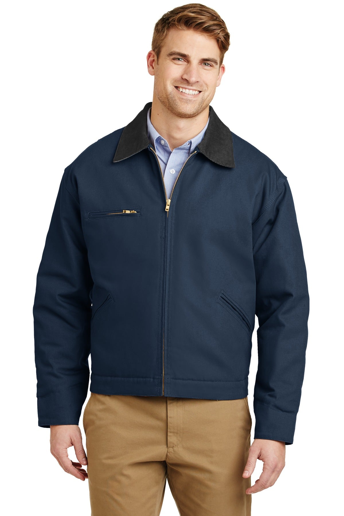 CornerStone Men's Duck Cloth Work Jacket. J763 Mens Apparel Jackets & Vests