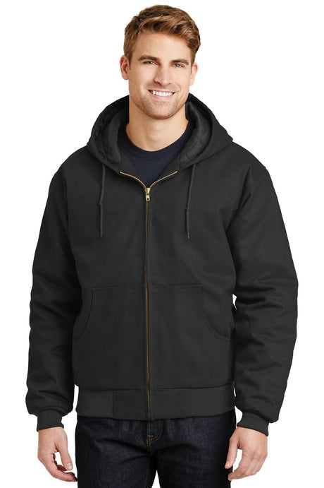 CornerStone Men's Duck Cloth Hooded Work Jacket Mens Apparel Workwear