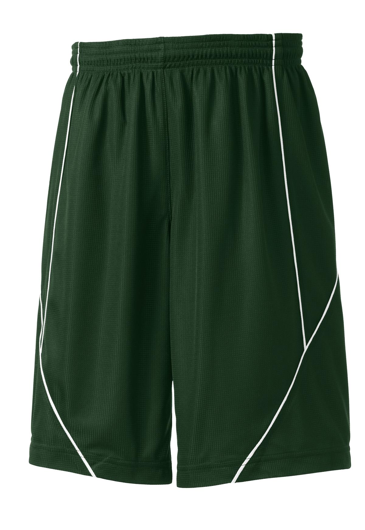 Sport-Tek Youth PosiCharge Mesh Reversible Spliced Short-3