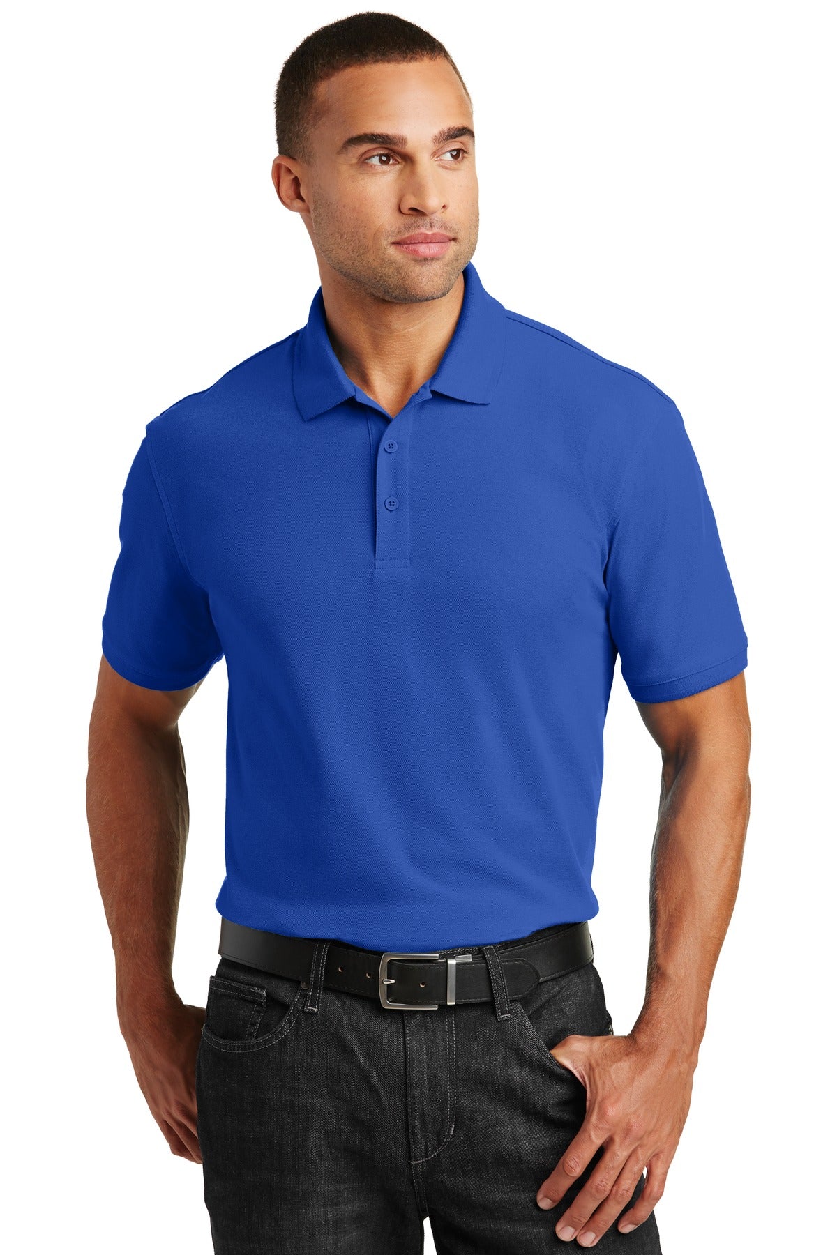 Port Authority Men's Tall Core Classic Pique Polo. TLK100 Mens Apparel Shirts & Tops