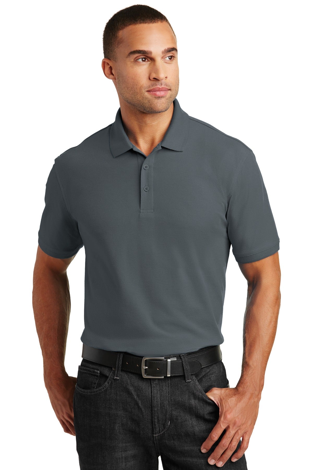 Port Authority Men's Tall Core Classic Pique Polo. TLK100 Mens Apparel Shirts & Tops