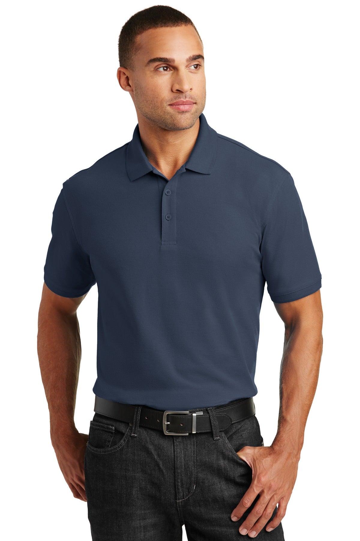 Port Authority Men's Tall Core Classic Pique Polo. TLK100 Mens Apparel Shirts & Tops