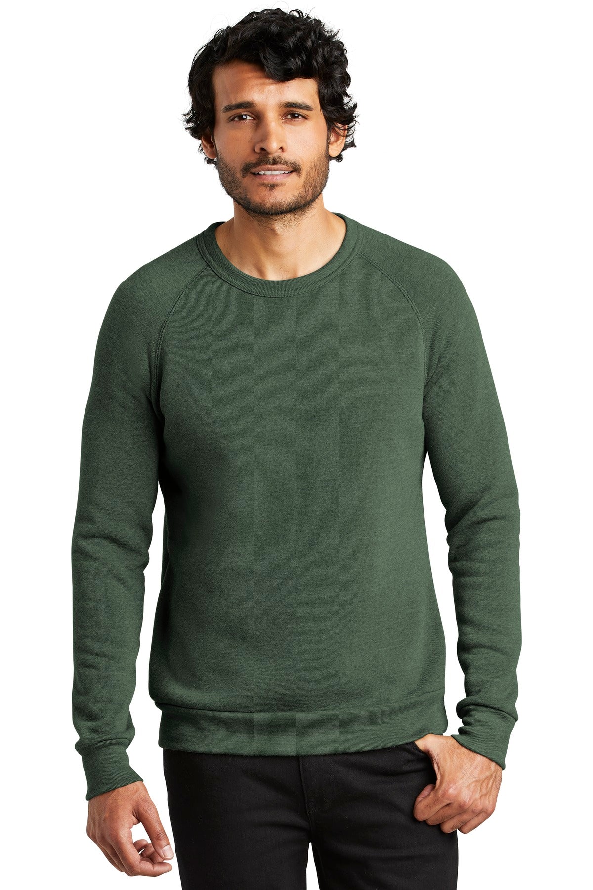 Alternative Apparel Men's Champ Eco -Fleece Sweatshirt-1