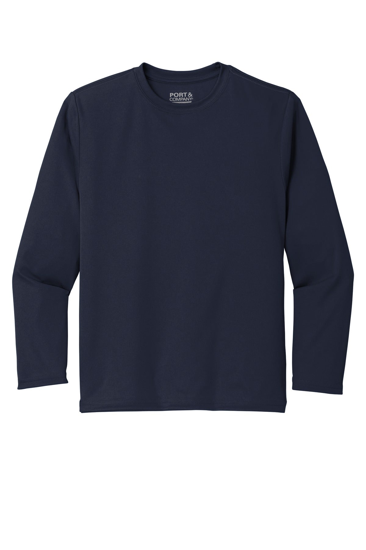 Port & Company - Youth Long Sleeve Performance Tee Youth Apparel Shirts & Tops