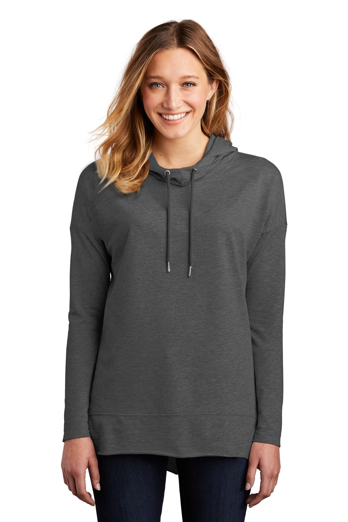 District Women's Featherweight French Terry Hoodie DT671 Womens Apparel Sweatshirts & Fleece