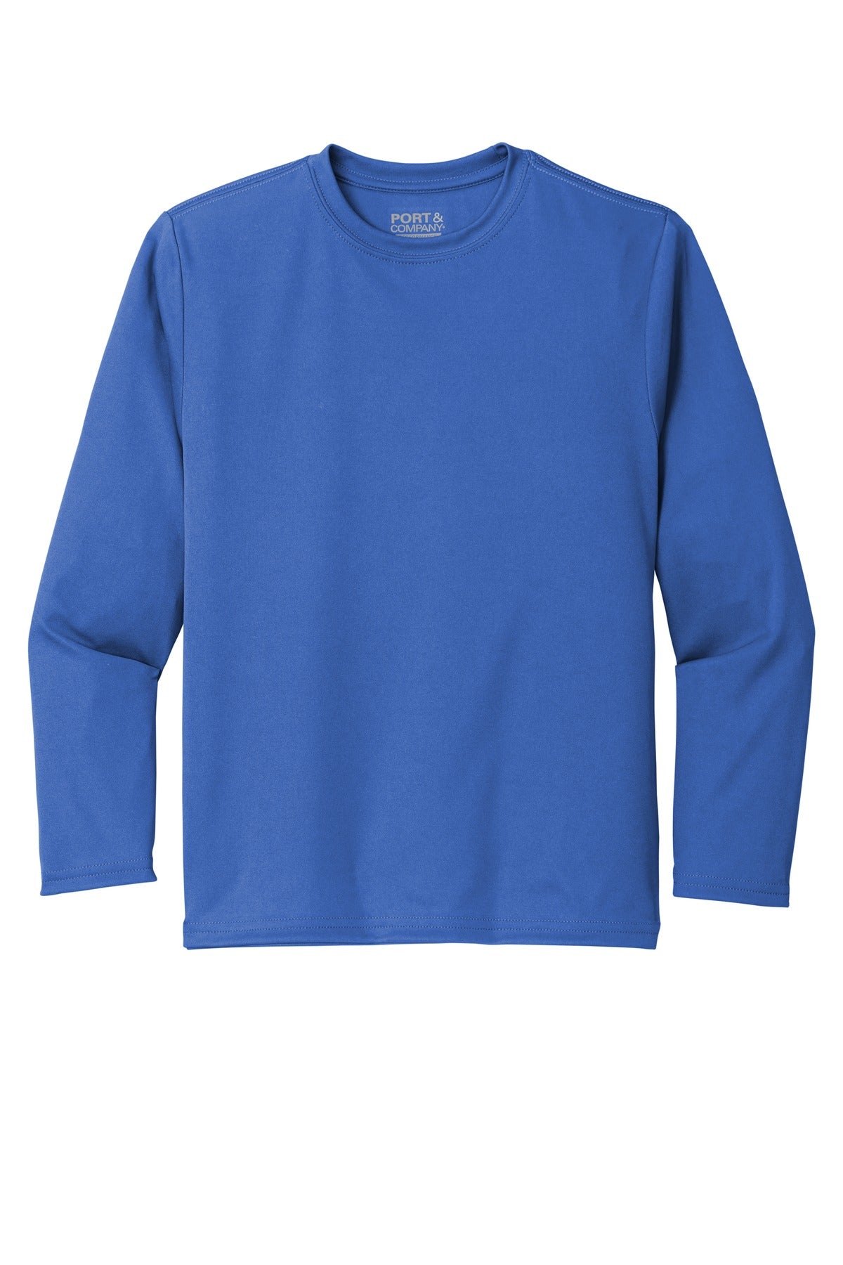 Port & Company - Youth Long Sleeve Performance Tee Youth Apparel Shirts & Tops