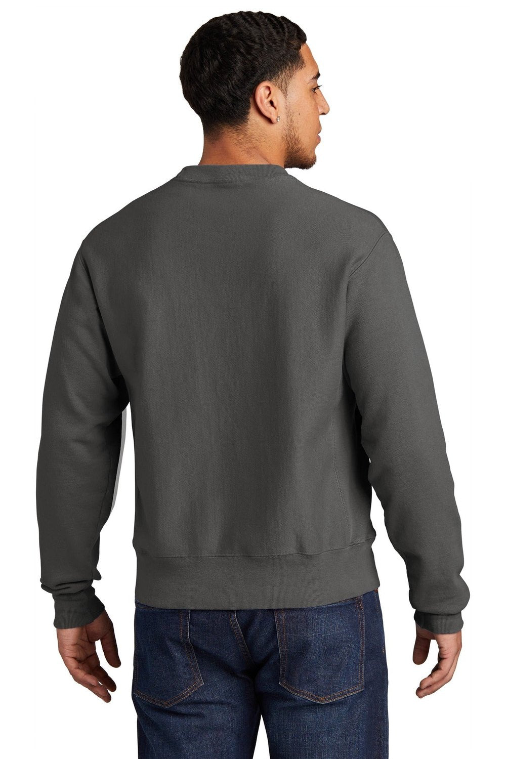 Champion Men's Reverse Weave Garment-Dyed Crewneck Sweatshirt GDS149 Mens Apparel Sweatshirts & Fleece