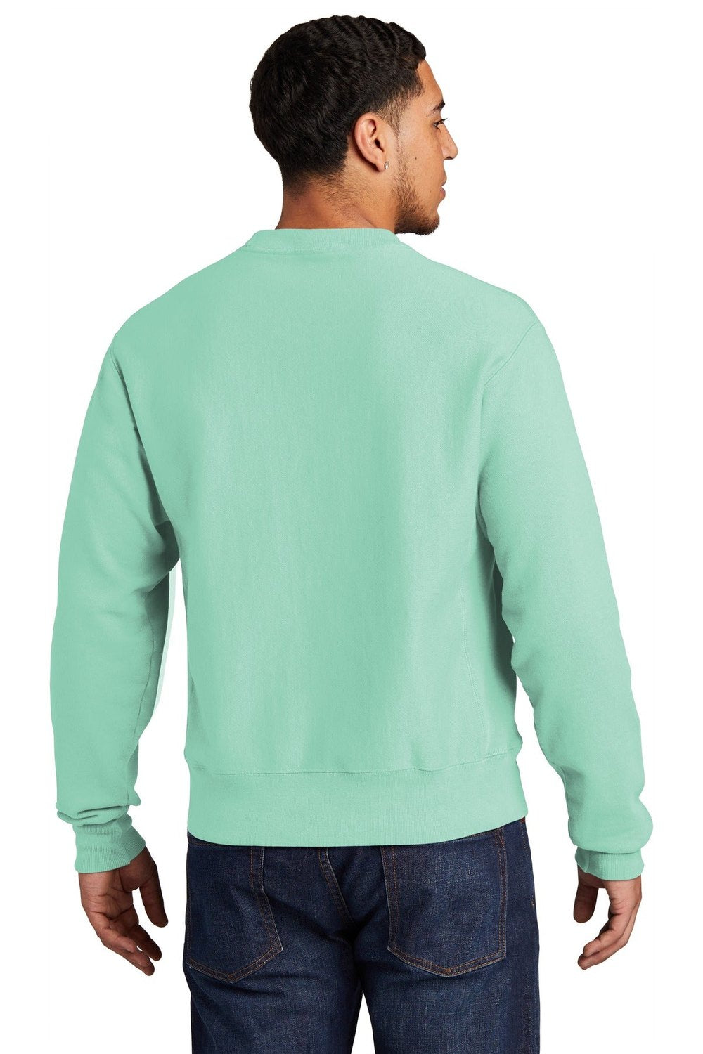 Champion Men's Reverse Weave Garment-Dyed Crewneck Sweatshirt GDS149 Mens Apparel Sweatshirts & Fleece