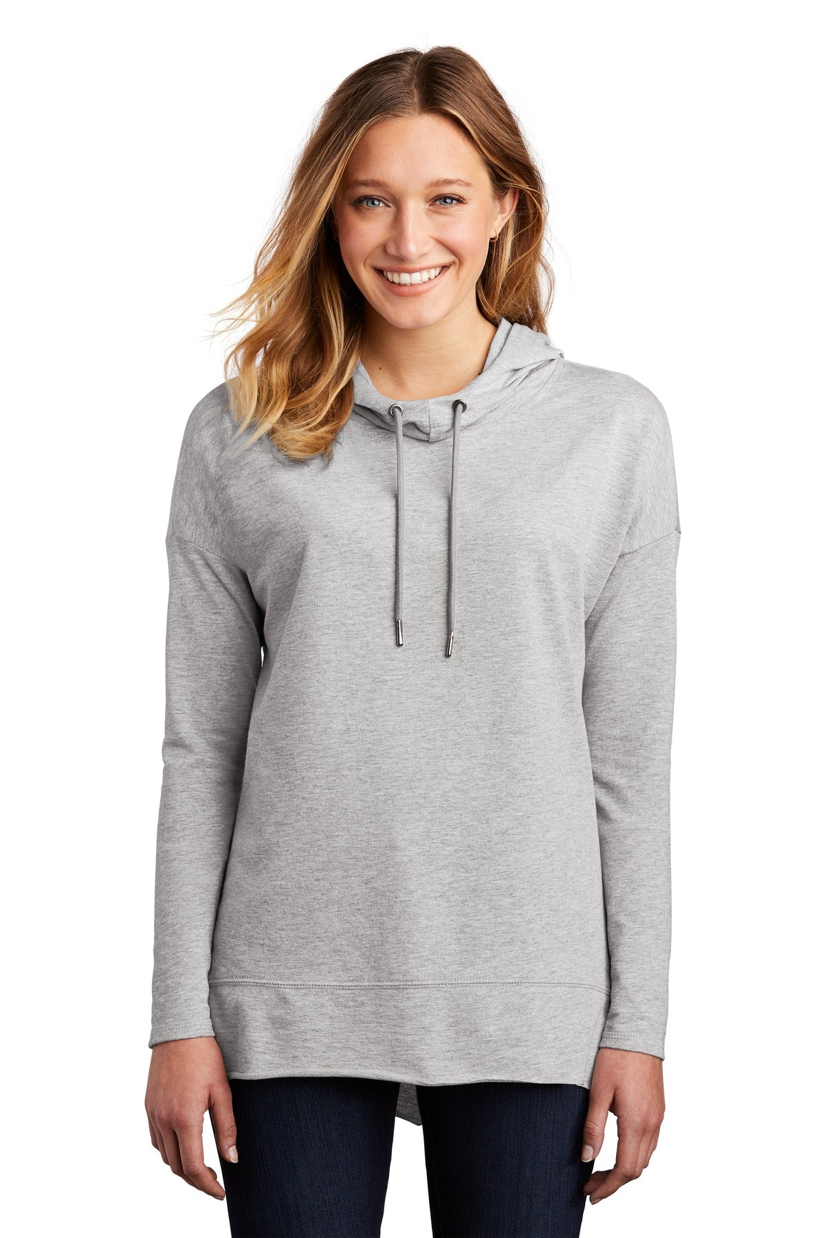 District Women's Featherweight French Terry Hoodie DT671 Womens Apparel Sweatshirts & Fleece