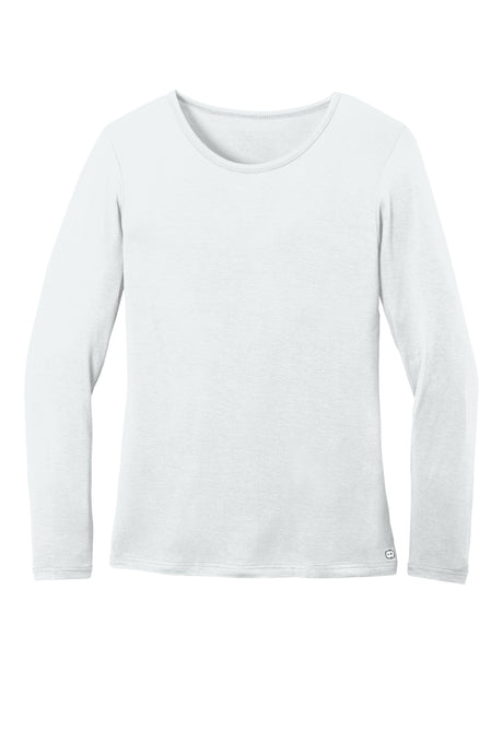 WonderWink Women's Long Sleeve Layer Tee. WW4029 Corporate Apparel Shirts & Tops