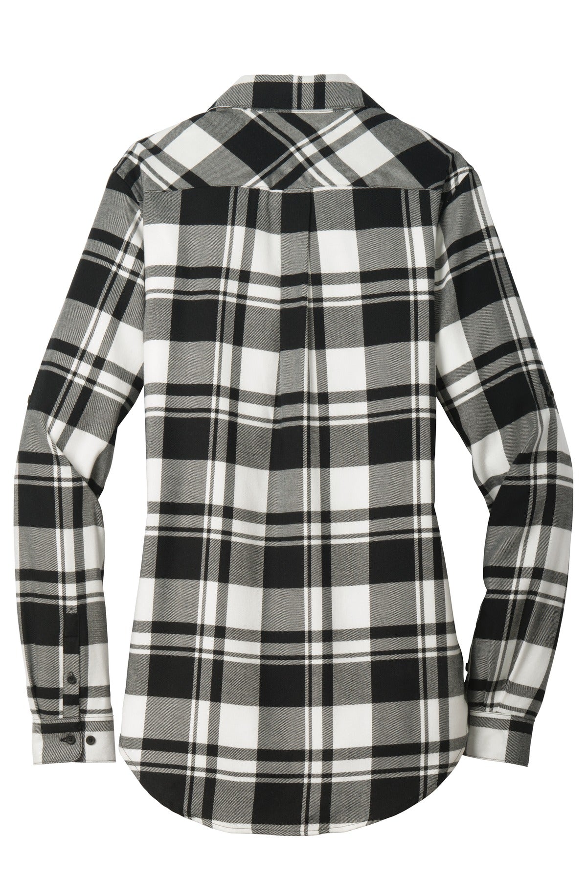 Port Authority® Ladies Plaid Flannel Tunic Womens Apparel Shirts & Tops