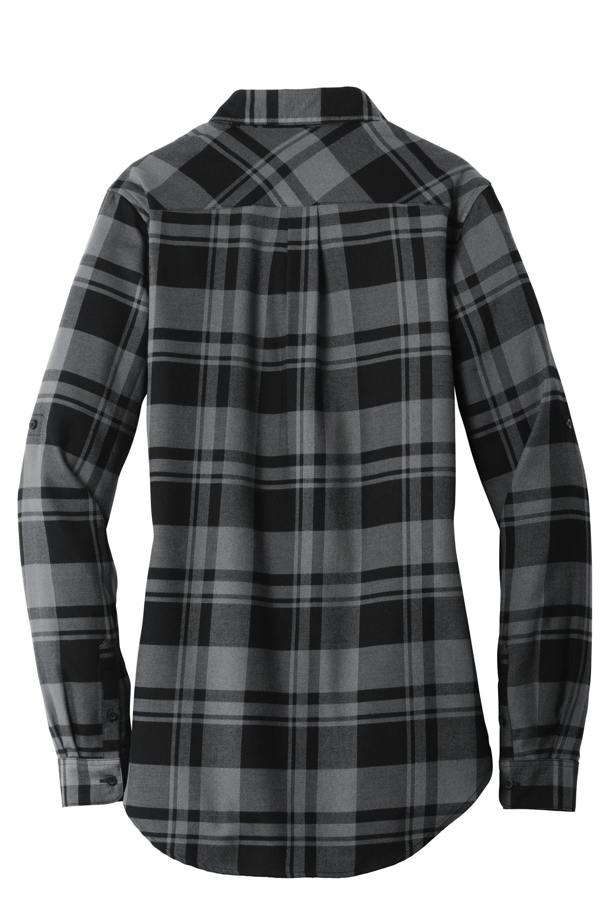 Port Authority® Ladies Plaid Flannel Tunic Womens Apparel Shirts & Tops