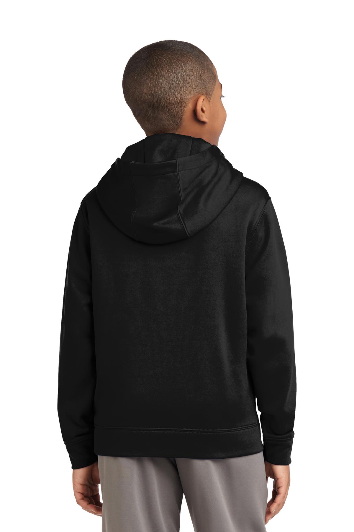 Sport-Tek Youth Sport-Wick Fleece Hooded Pullover YST244