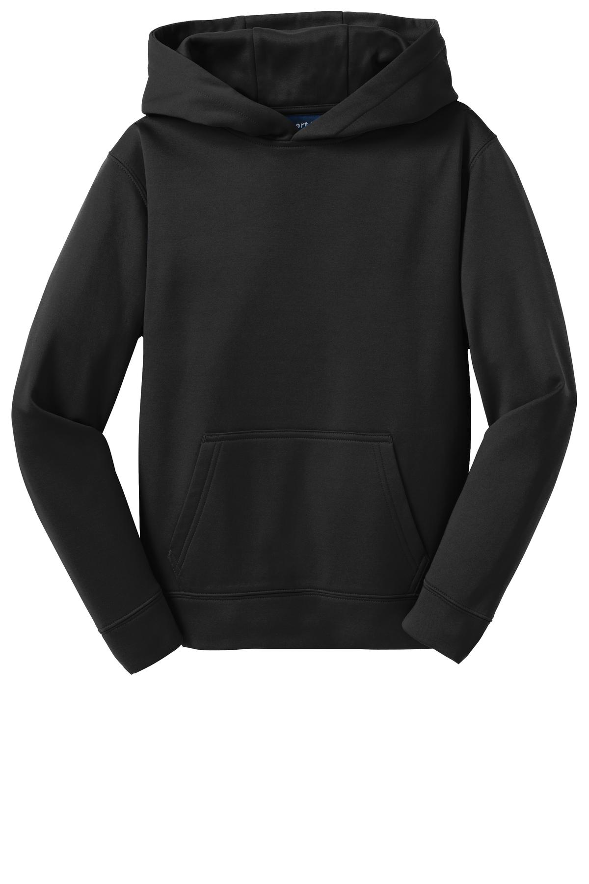 Sport-Tek Youth Sport-Wick Fleece Hooded Pullover YST244