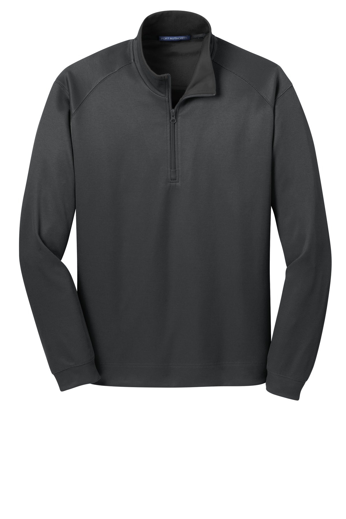 Port Authority Men's Vertical Texture 1/4-Zip Pullover. K805 Mens Apparel Sweatshirts & Fleece