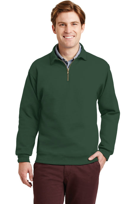 JERZEES Men's Super Sweats NuBlend Quarter-Zip Cadet Collar Sweatshirt JERZEES